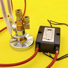OETIBUFA Burner Ignition System high Voltage Pulse Ignition Brass Siphon Air Atomizing Oil Burner Nozzle Ceramic Igniter(Lavender)