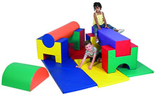 Children's Factory Jr. Activity Gym 11-Piece Rainbow Indoor Playground