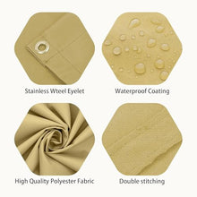 Straight Flat Edge Sun Shade Sail with Grommets 21x32 FT Waterproof Canopy Sunshade Cover UV Block Shade Cloth for Outdoor Patio Pergola Backyard Garden