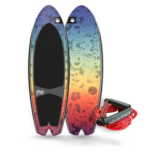 Liquid Force 2024 Rocket 5ft Wakesurf Board Multi