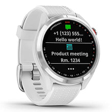 PlayBetter Garmin Approach S42 Golf GPS Watch Silver/White