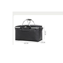 Insulation and Cold Storage Folding Picnic Basket Portable Fruit Outdoor