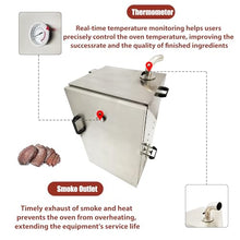 DINENOVATE Commercial Stainless Steel Meat Smoker 5-Layer 110V 1KW