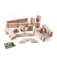 Guidecraft Notch Blocks 89-Piece Set Natural