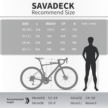 SAVADECK Carbon Road Bike White