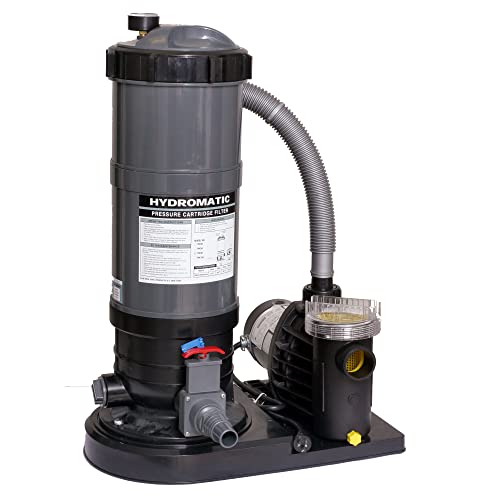 Blue Wave Cartridge Filter System with 1.5 HP Pump Dk. Gray
