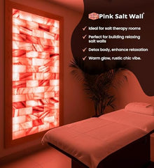 50 Himalayan Salt Tiles Wholesale-Pack (8×4×1″) Pink Salt Bricks for Wall Panels, Sauna, Grill Cooking & Home Décor (Blocks & Bricks Bundle)