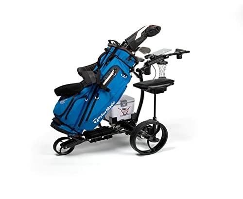 Super E Caddy The Pro Wireless Remote Control Electric Golf Cart Black