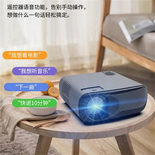 TEDILUVI Projector Office Support 4K High Brightness LED Screen Voice Mini Home