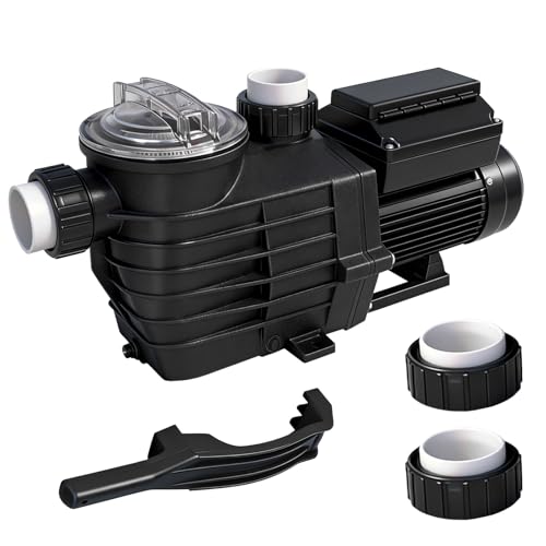 Variable Speed Pool Pump,2HP In/Above Ground Pool Pump,220V-240V High Flow Powerful Self Primming Swimming Pool Pumps with 2inch NPT Connectors,Filter Basket