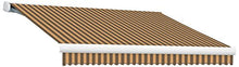 Awntech 20-Feet Key West Manual Retractable Awning, 120-Inch Projection, Brown/Tan