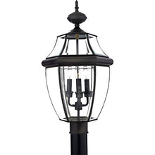 Quoizel Newbury 23" Outdoor Post Lantern, Medici Bronze