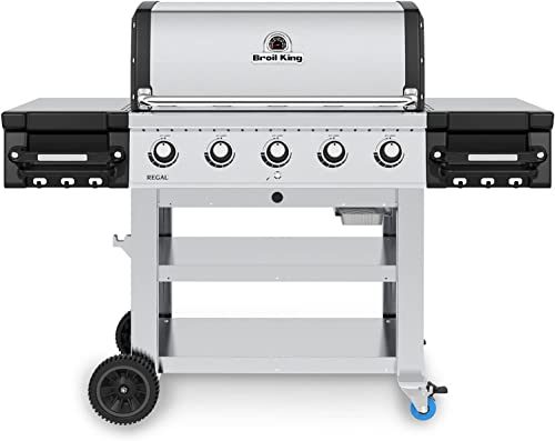 Broil King 886117 Regal S 520 Commercial Natural Gas Grill, Stainless Steel
