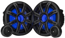 KICKER 51MSS84 MSS 8-Inch Premium Marine 4-Ohm LED Component System Pair