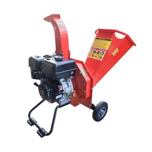 AFOERIT Gas Power Wood Chipper Shredder Mulcher 10HP 300cc Heavy Duty 8.5 Inch Solid Wheels
