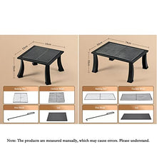 uP9sF2mD Barbecue Grill Barbecue Rack Table Outdoor Heating Carbon Stove Fireplace Tea Cooking Household Indoor Grill Barbecue Charcoal Grill(A)