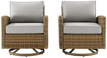 Crosley Furniture Bradenton 2-Piece Swivel Rocker Chair Set