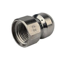 Schieffer 3/8in. x 250ft. 4000 PSI Thermoplastic Sewer Jetter Hose & 6.5 Orifice Button Nose Nozzle