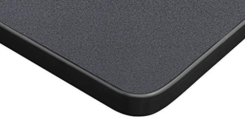 Regency Kee Height Adjustable Classroom Table Set with Two 18" Andy Chairs Grey/Black