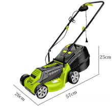 AMYYTL 12-Inch Electric Lawn Mower Corded Electric Walk-Behind Push Mower Portable Outdoor Corded Electric Lawn Mower