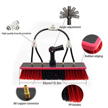 Solar Photovoltaic Panel Cleaning Water Spray Brush, Professional High-Altitude Window Glass Cleaning Tool, 4.5-12m Washing Set Equipment Extension Pole for Cars Caravan,12FT/3.6M