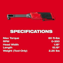 Millwavkee Extended Reach Box Ratchet Compatible with Milwaukee 3050-20 M12 FUEL 12V Bare Tool