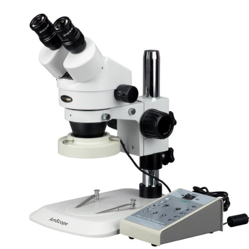 AmScope Professional Binocular Stereo Zoom Microscope 3.5X-90X White