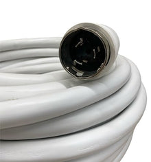 Amp Up Marine 125/250 Volt 50 Amp Replacement Shore Power Cable 50' White