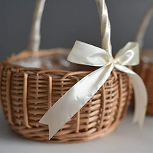 Storage Basket,Small Picnic Flower Woven Hand-Held Wicker Decorative for Home