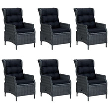 AMBERARD Outdoor Dining Set Dark Grey Furniture Set