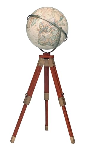 Replogle Eaton III 16" National Geographic Floor-Standing Globe White