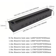 UYCVT Decorative Fireplace Misting Fireplace Simulation Fake Decorative Floor Humidifier-2.0m