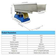 Banfluxion 110V 30W GZV-5 Electromagnetic Vibrating Feeder with Controller Shaking Feeding Machine 3000r/min