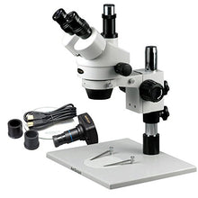 AmScope Digital Trinocular Stereo Zoom Microscope 3.5X-90X White
