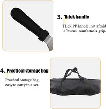 KANDUO Grill Set Combination,Deluxe Grill Set,15 PCS Stainless Steel Griddle Accessories Kit for Outdoor BBQ, Kitchen - Perfect Grill Gifts for Men