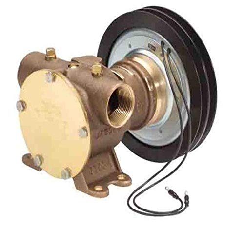 Jabsco 12V Self-Priming Pump Magnetic Clutch 1-1/4 Brown