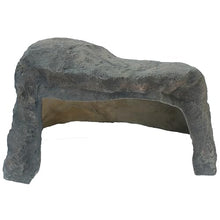 Artificial Rock Cover – Weather-Resistant Fiberglass Garden Landscape Utility Concealer Slate Gray Finish for Pumps, & Irrigation Systems, Cave
