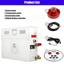 Pvxa 3KW/4KW/6KW/7KW/8KW/9KW/15KW 220V-240V Steam Showers Sauna Steam Generator, Stainless Steel Steam Shower Generator, for Home Spa Bathroom 220V-21KW
