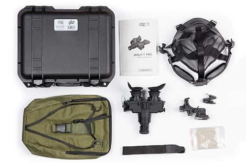 AGM Global Vision Wolf-7 Pro NW1 Night Vision Goggles Black
