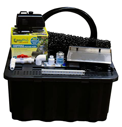 EasyPro HB11KBEX Vianti Falls Spillway Kit, 11.5" x 6" Spillway, Blue LED