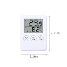 ASWRTYJO ABS Electronic Thermometer Hygrometer Indoor Kitchen Refrigerator Digital Display Watch Strap Stand