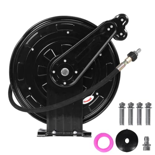 Generic Pressure Washer Hose Reel Retractable Heavy Duty