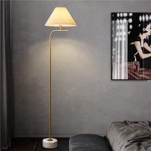 LemNin Floor Lamp，Floor Lamp for Living Room， Living Room Lamps Pleated Living Room Floor lamp