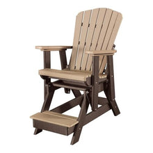 American Furniture Classics OS Home and Office Model 516CTB Fan Back Balcony Glider Made in The USA- Cedar, Tudor Brown