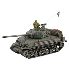 HOOBEN 1/16 M4A3E8 Fury Sherman Tank with Camouflage & Figure Dark Green