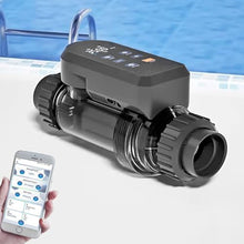 HNBYLMM Salt Water Pool Chlorinator System, Salt Chlorine Generator with Smart APP Control, Six Alarm Protection, Self-Cleaning, 5-100% Output Adjustable, Up to 60,000 Gallon Pool,20g/h