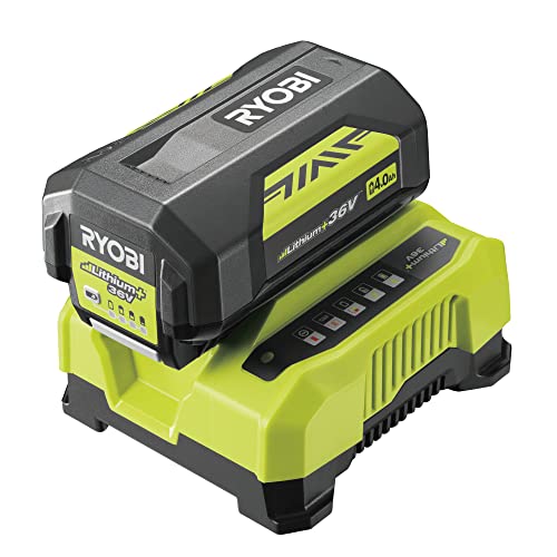 Ryobi 36 V LithiumPlus 4.0 Ah Battery – 1 Rapid Charger RY36BC60A-140
