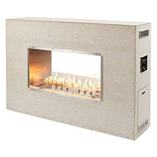 The Outdoor GreatRoom Company Linear Ready to Finish See-Through Fireplace (RSTL-40MLP), Spark Ignition, 40-Inch, Propane