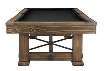 Playcraft Rio Grande 8’ Slate Pool Table Weathered Bark Brown Black