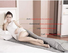 TZLGMDER Body Shaping and Weight Loss Sauna Weight Loss Blanket Digital Heating Sauna Blanket Weight Loss and Slimming Home Beauty(Silver)